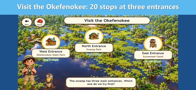 Visit the Okefenokee: 20 stops at three entrances