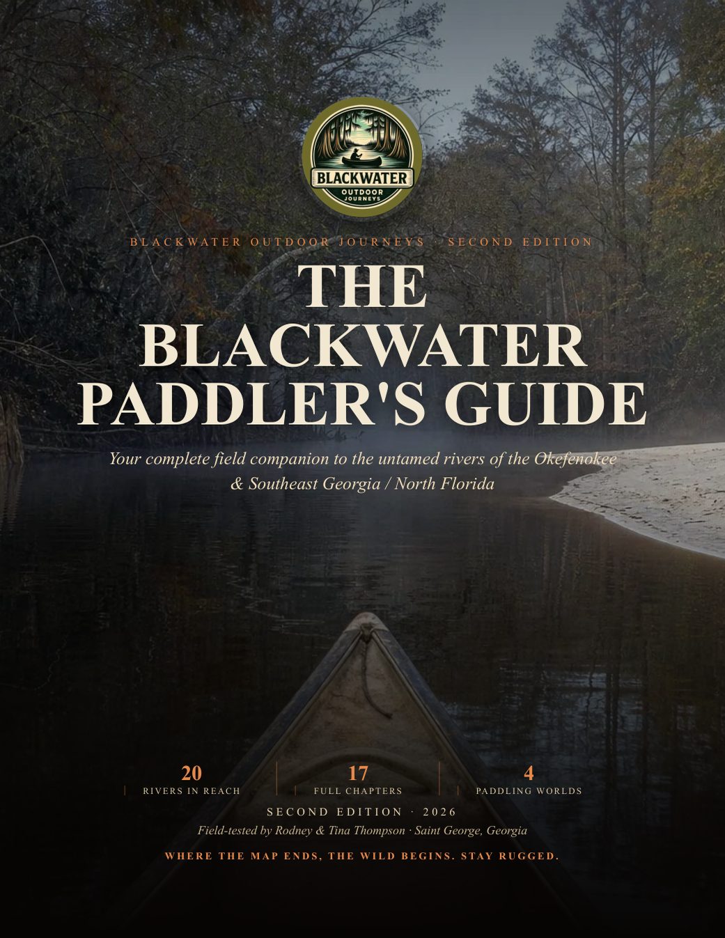 Cover of the second edition of The Blackwater Paddler's Guide